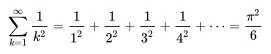 pi - formule d'Euler 1735